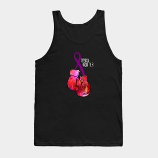 Fibro Fighter (white font) Tank Top